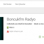 Android Radyo uygulaması boncukfm